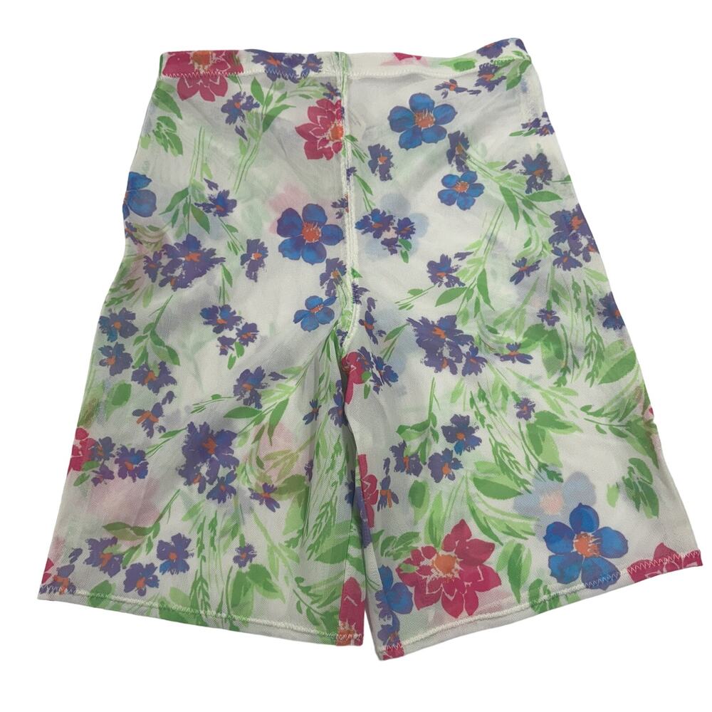 Free People NWOT Floral Mesh Bike Short‎ X-Small